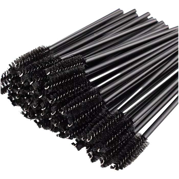 50 Stuks Nylon Wimper Wenkbrauw Mascara borsteltjes